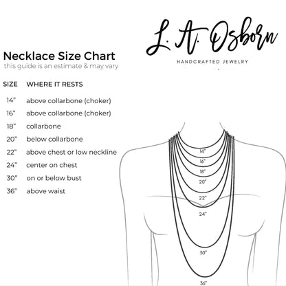 Rose_Gold_Silver_Satellite_Chain_Necklace_Chart L.A.Osborn 